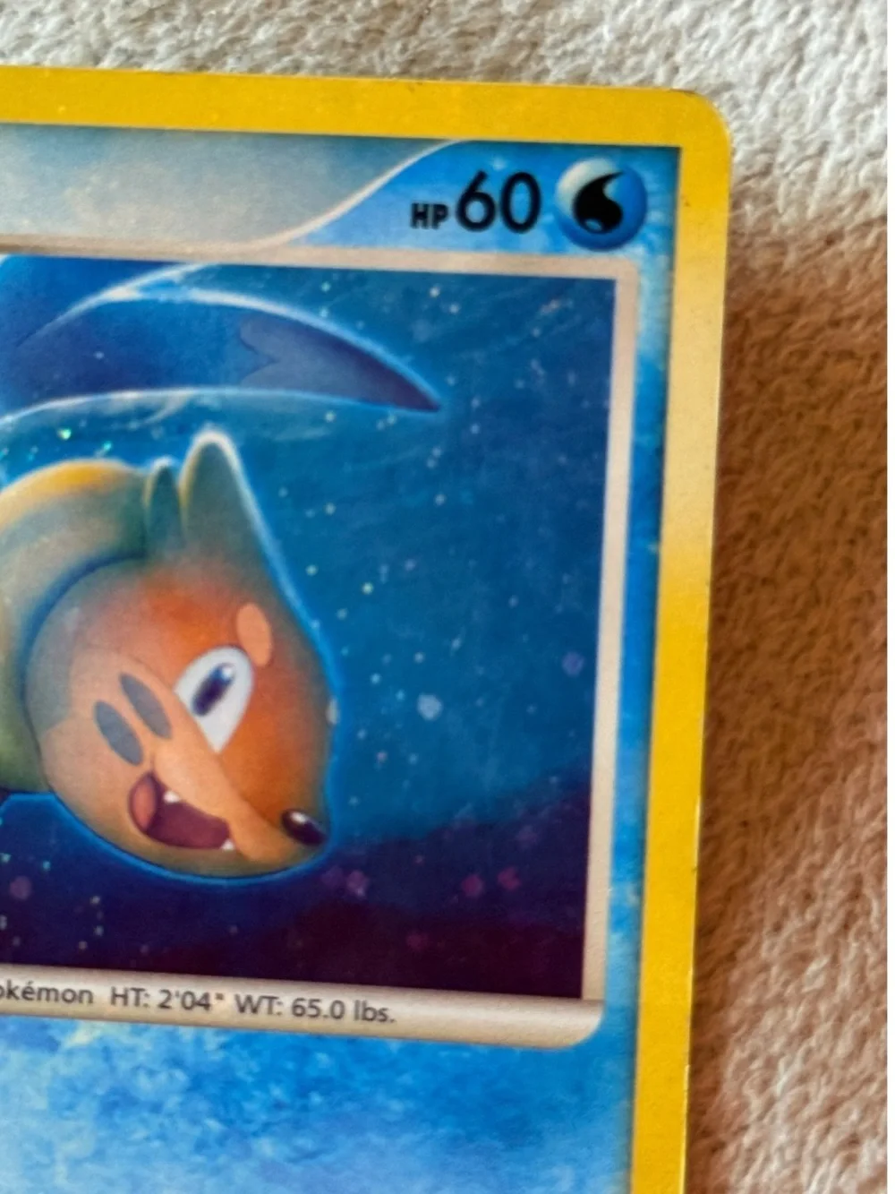 2007 Pokémon TCG Buizel DP13 Black Star Promo Holo